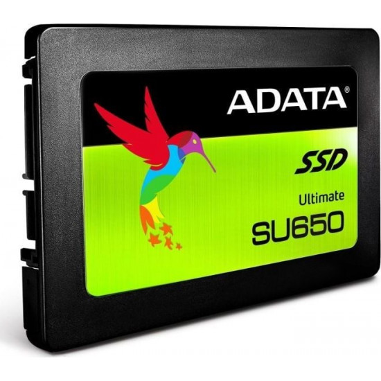 SSD|ADATA|SU650|240GB|SATA 3.0|Write speed 450 MBytes/sec|Read speed 520 MBytes/sec|2,5