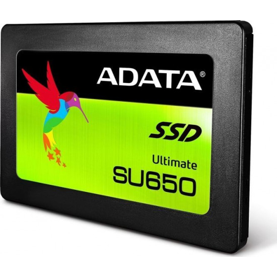 SSD|ADATA|SU650|240GB|SATA 3.0|Write speed 450 MBytes/sec|Read speed 520 MBytes/sec|2,5