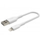 Cable Braided USB-Light ning 15cm White