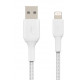 Cable Braided USB-Light ning 15cm White