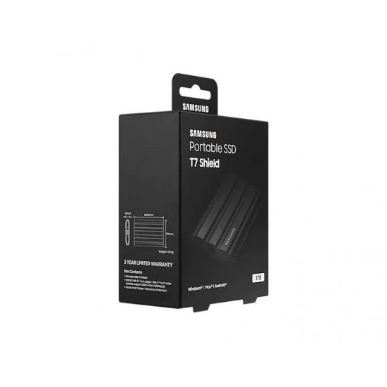 Drive SSD T7 Shield 1TB USB 3.2, black