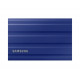 SAMSUNG T7 Shield Ext SSD 1000 GB USB-C blue 1050/1000 MB/s 3 yrs, included USB Type C-to-C and Type C-to-A cables, Rugged storage featuring IP65 rated dust and water resistance and up to 3-meter drop resistant