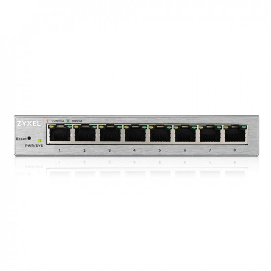 ZYXEL GS1200-8, 8 PORT GIGABIT WEBMANAGED SWITCH