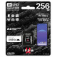 Memory card microSD IRDM 256GB UHS-I U3 A2 + adapter