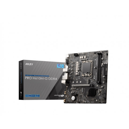 PRO H610M-G s1700 DDR4 DP/HDMI M.2 mATX