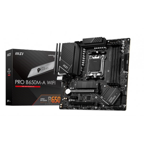 Motherboard PRO B650M-A WIFI AM5 4DDR5 HDMI/DP mATX