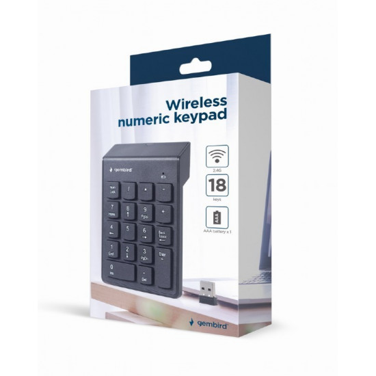 Wireless numeric keypad