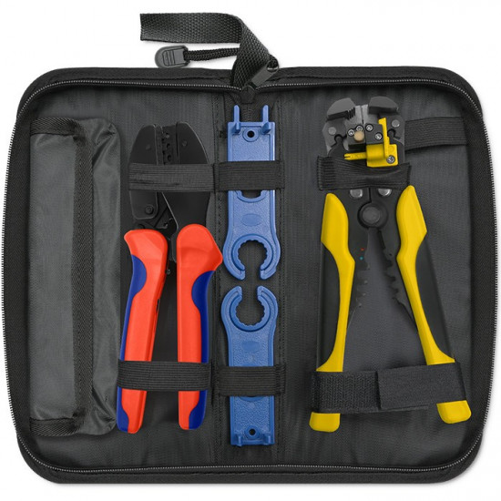 Solar tool kit compatibl with MC4 connectors