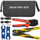 Solar tool kit compatibl with MC4 connectors