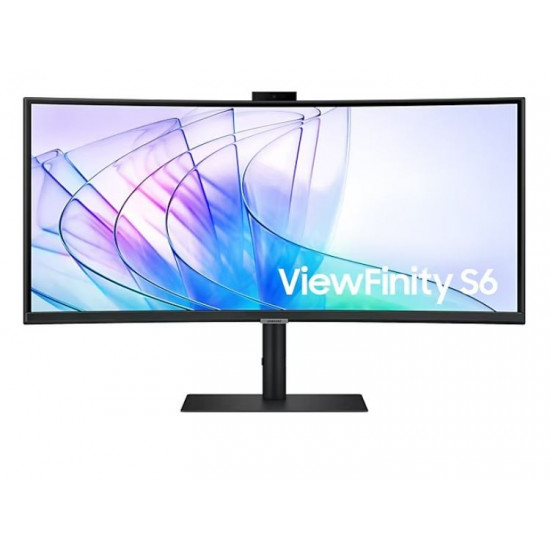 Monitor 34 inches ViewFinity S65VC VA 3440x1440 UWQHD 21:9 1xHDMI 1xDP 1xUSB-C (90W) 2xUSB 3.0 LAN (RJ45) 5ms HAS Webcam speakers curved 3YOS