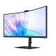 Monitor 34 inches ViewFinity S65VC VA 3440x1440 UWQHD 21:9 1xHDMI 1xDP 1xUSB-C (90W) 2xUSB 3.0 LAN (RJ45) 5ms HAS Webcam speakers curved 3YOS