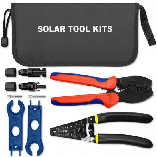 Solar tool kit compatibl with MC4 connectors