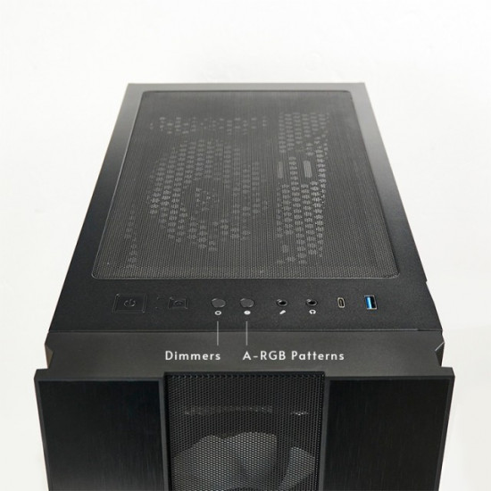 PC case GS-02B-OP Hunter 2 Midi Tower 4xRGB USB