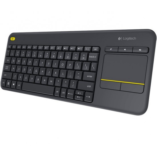 K400+ Wireless Touch Keyboard black