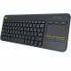 K400+ Wireless Touch Keyboard black