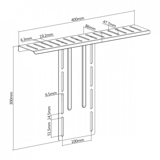 Holder with shelf for camera NanoRS RS464