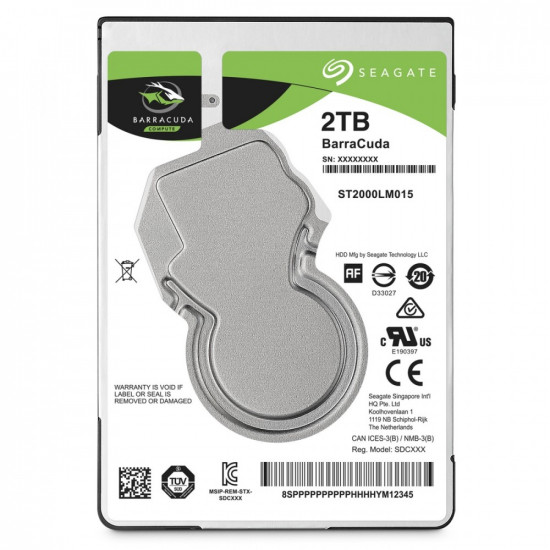 Drive BarraCuda 2TB 2,5 128MB ST2000LM015