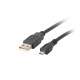 Cable USB 2.0 micro AM-MBM5P 1.8M black