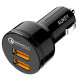 CC-T8 ultra-fast car charger 2xUSB 3.0 6A 36W + micro USB cable 1m