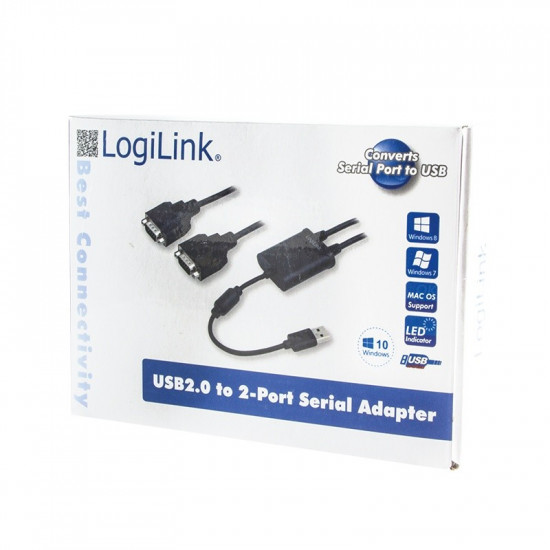 USB 2.0 to 2x serial adapter