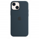 iPhone 13 mini Silicone Case with MagSafe - Abyss Blue