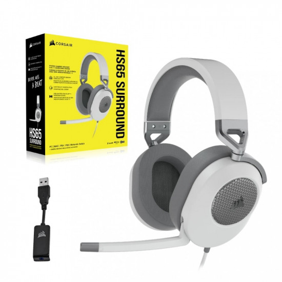 HS65 Surround Headset white