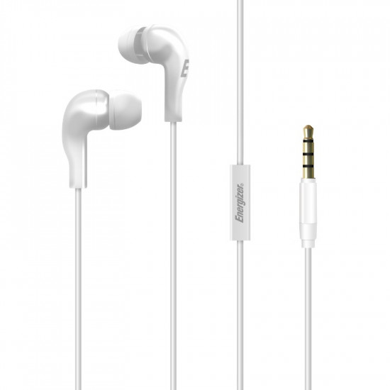 Wired headphones 3,5 mm jack white