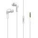 Wired headphones 3,5 mm jack white