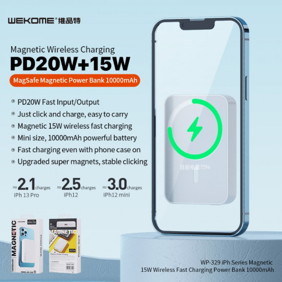 Induction power bank 10000 mAh Fast Charging