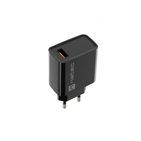 USB Charger Ribera 1x USB-A black