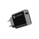 USB Charger Ribera 1x USB-A black