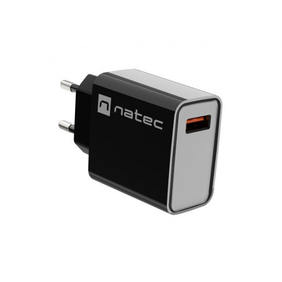 USB Charger Ribera 1x USB-A black