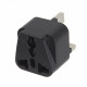 Adapter EU socket for UK MCE154 plug black