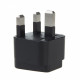 Adapter EU socket for UK MCE154 plug black