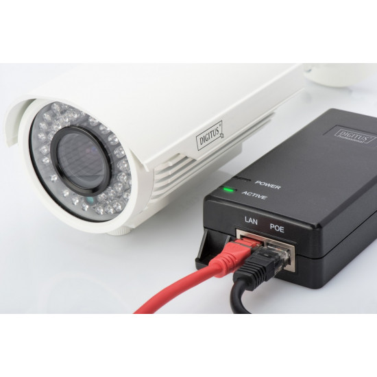 Active PoE + Injector 802.3af 30W Gigabit