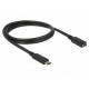 USB 3.1 Extension cable CM-CF 0.5m black