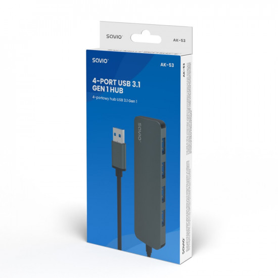 HUB AK053 USB 3.1 Gen.1 SAVIO