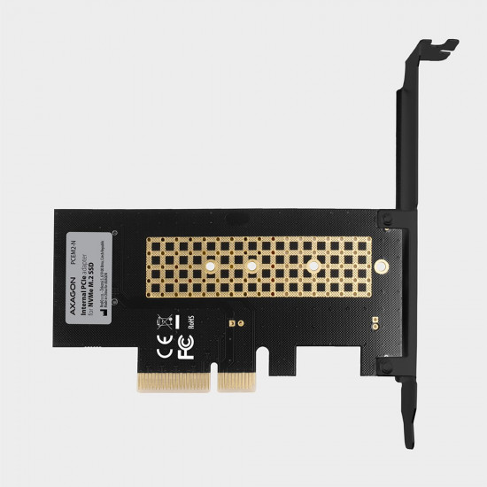 PCEM2-N PCI-E 3.0 4x - M.2 SSD NVMe, up to 80mm SSD