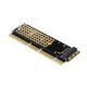 AXAGON PCEM2-1U adapter PCI-E 3.0 16x - M.2 LP