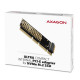 AXAGON PCEM2-1U adapter PCI-E 3.0 16x - M.2 LP