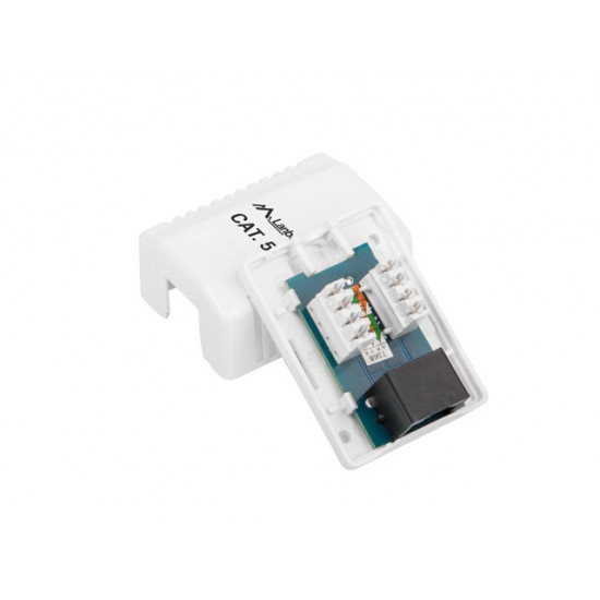 Surface mount box 1x RJ45 Cat.5E white