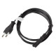 EURO power cable (radio) CEE 7/16 - IEC 320 C7 1.8M black