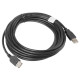 Extension cable USB 2.0 AM-AF black 5M