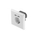 Wall socket 230V 2x USB 2.1A