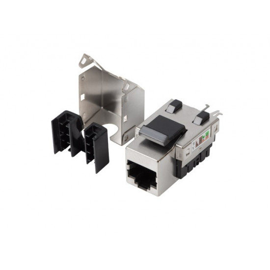 Keystone module RJ45 - LSA FTP cat.6 90 degrees to the assembly box