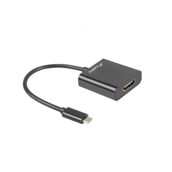 Adapter USB CM - HDMI F 15cm black