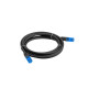 Patchcord kat.6a S/FTP CCA 2.0m czarny