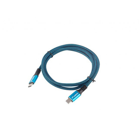 Cable USB-C M/M USB4 1.2m 100W 8K 60HZ black-blue