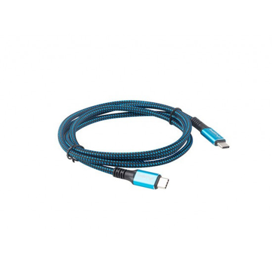 Cable USB-C M/M USB4 1.2m 100W 8K 60HZ black-blue