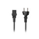 Power cable laptop CEE 7/7 -> C320 C13 1.8m straight, black